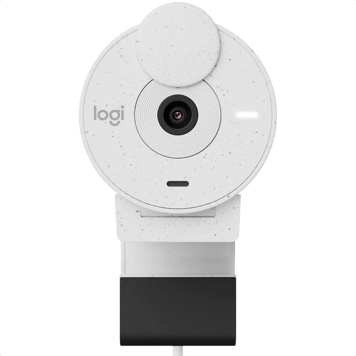 Camara Web Logitech BRIO 300 USB-C Full HD 1080P 2MP Microfono Blanco Crudo 960-001440