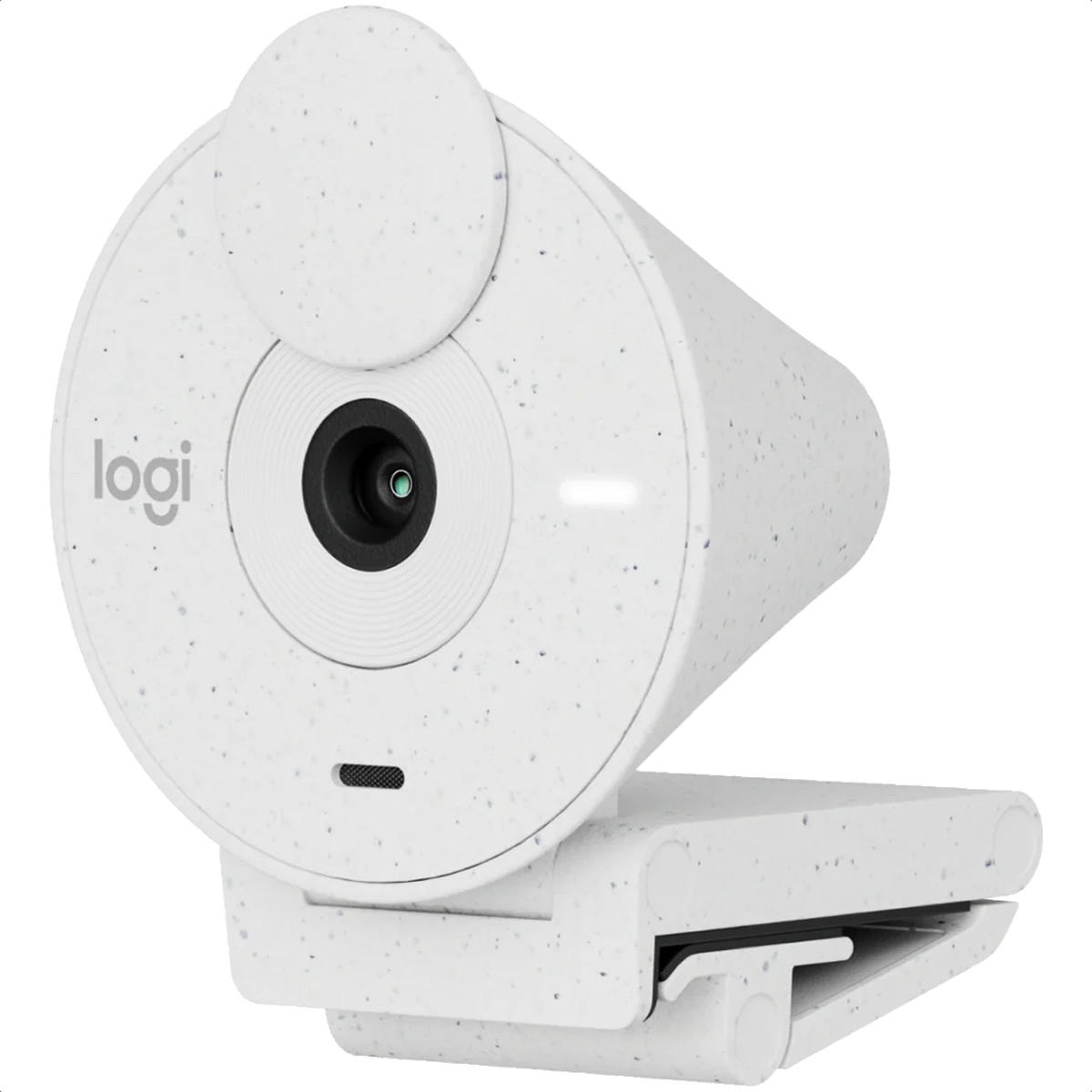 Camara Web Logitech BRIO 300 USB-C Full HD 1080P 2MP Microfono Blanco Crudo 960-001440