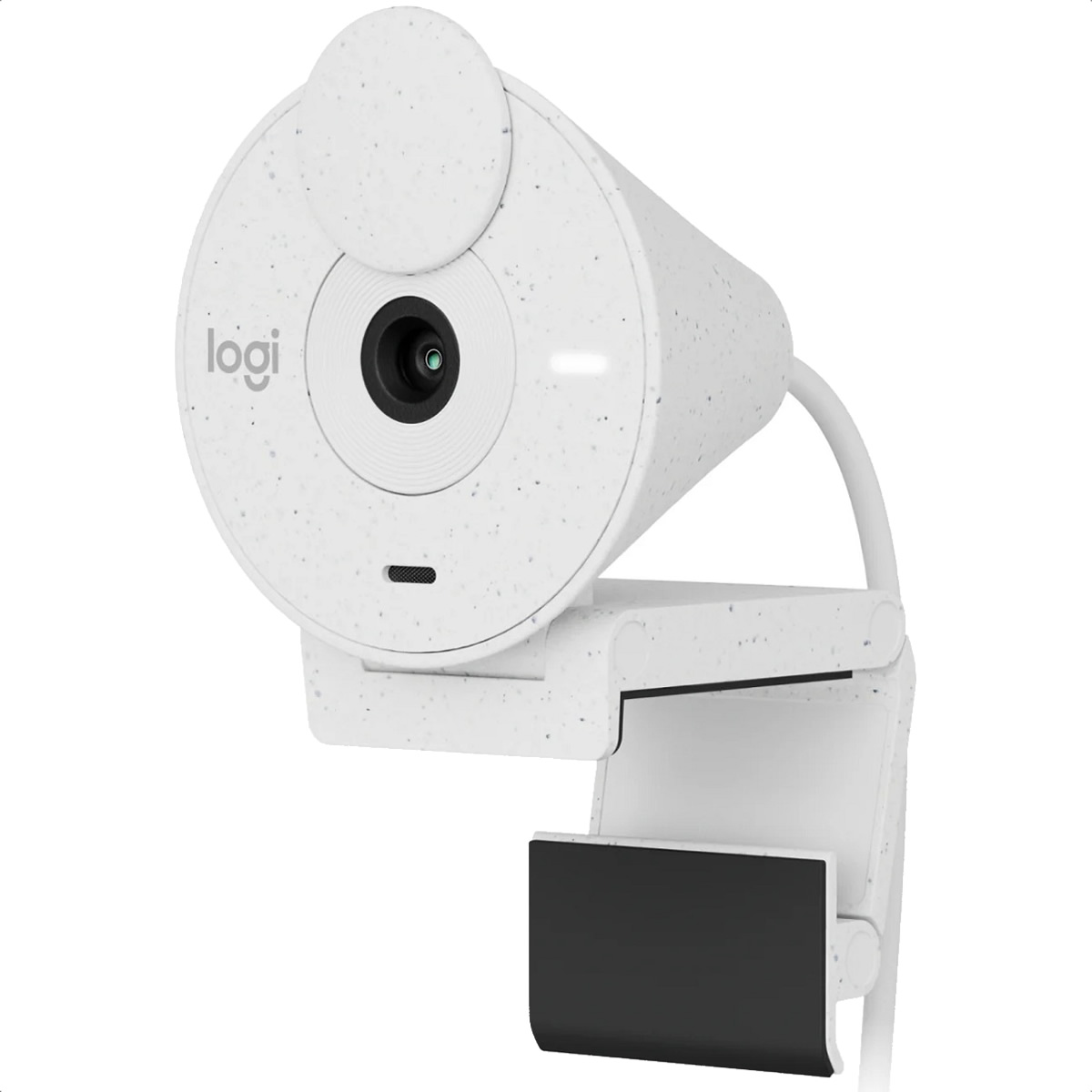 Camara Web Logitech BRIO 300 USB-C Full HD 1080P 2MP Microfono Blanco Crudo 960-001440