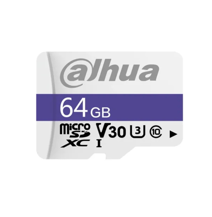 DAHUA MICRO SD 64GB C/ADAP C10 U3 V30 C100A-64GB