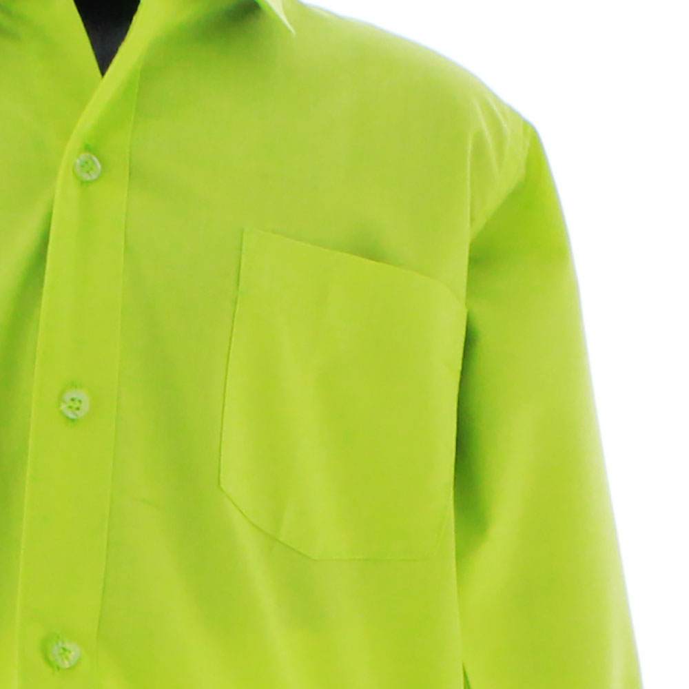 Camisa Verde Manzana De Vestir Para Niño Manga Larga 3618 2-18 Años
