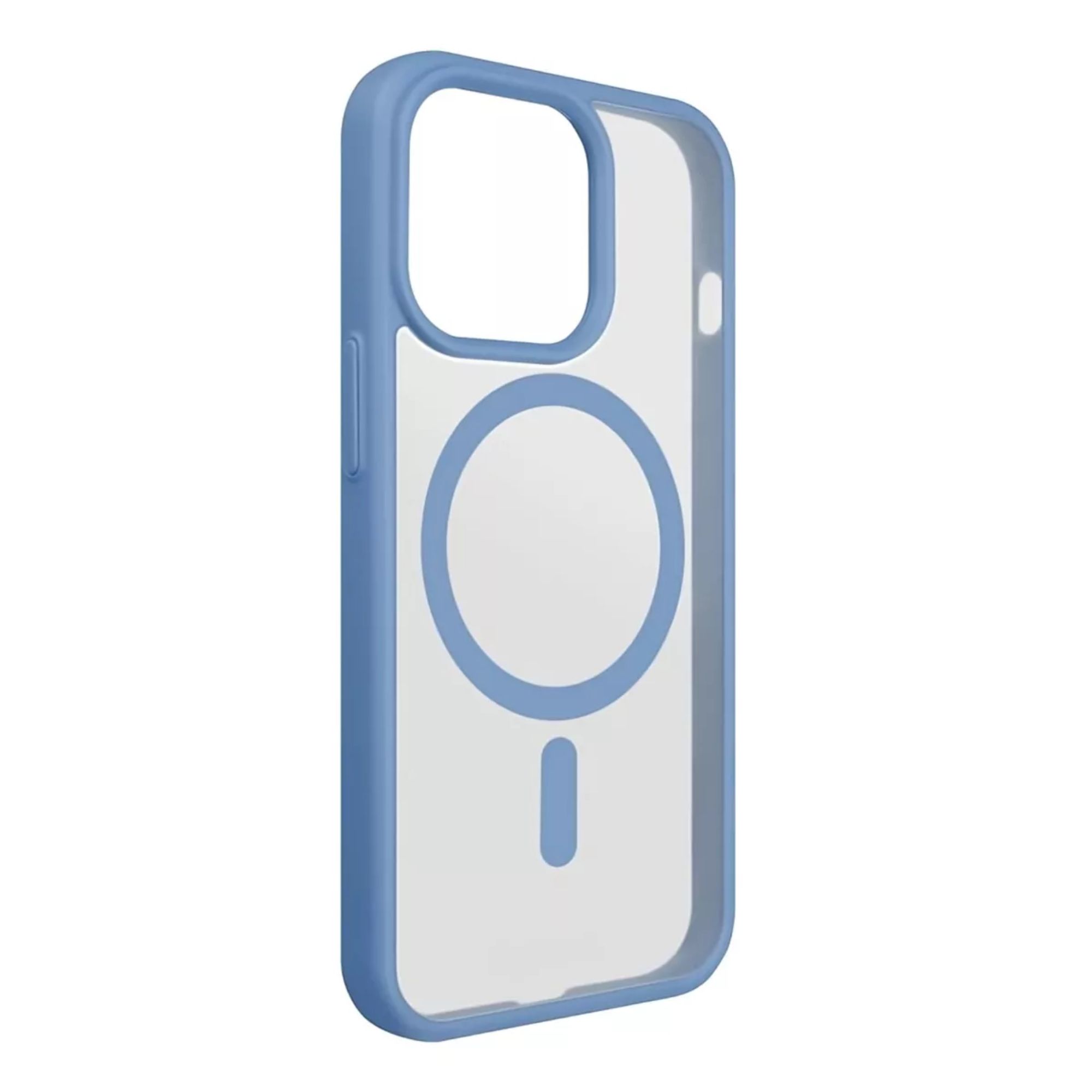 Kit Mica Cámara Para Iphone 16 + Funda Case Transparente para Iphone 16 pro max / Azul sierra