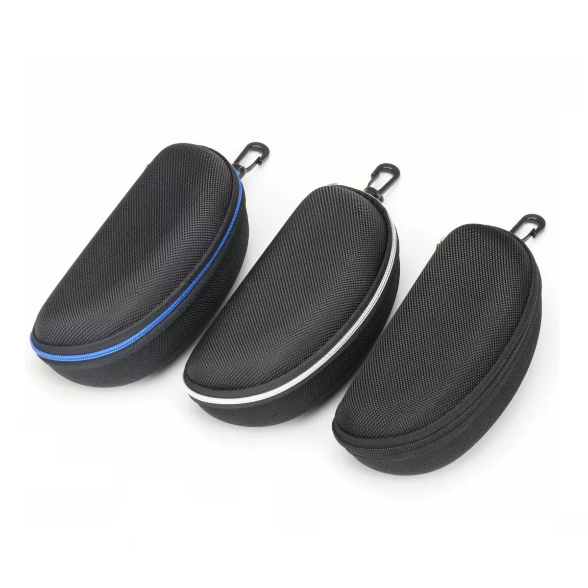 Estuche Lente De Sol Rígido Impermeable Con Cremallera 3 Pzs