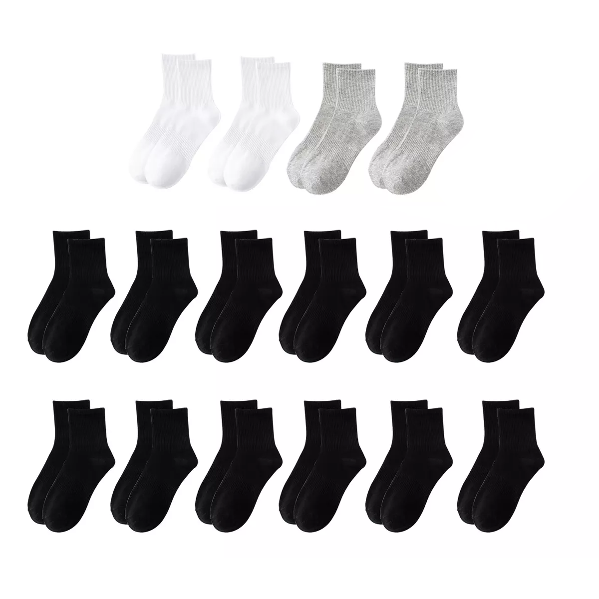Calceta Deportiva Hombre Paquete 16 Pares