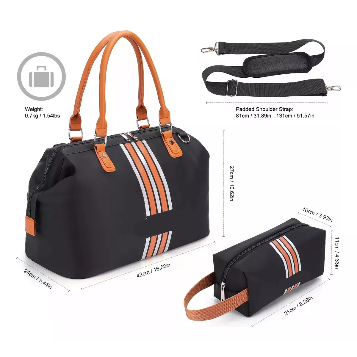 Maleta Deportiva Bolsa Dama De Viaje Mochila Fitness Mano