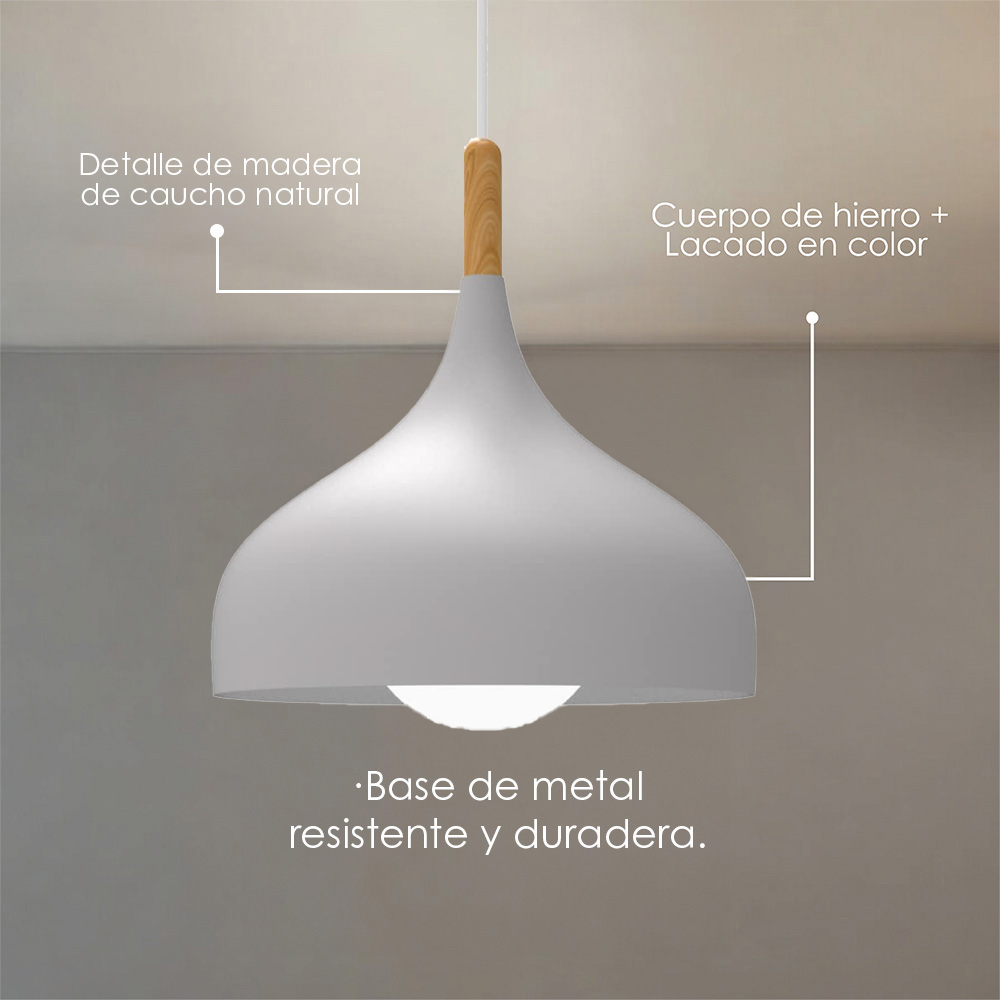 Lámpara Colgante F Ilios Innova Colgante Color Gris