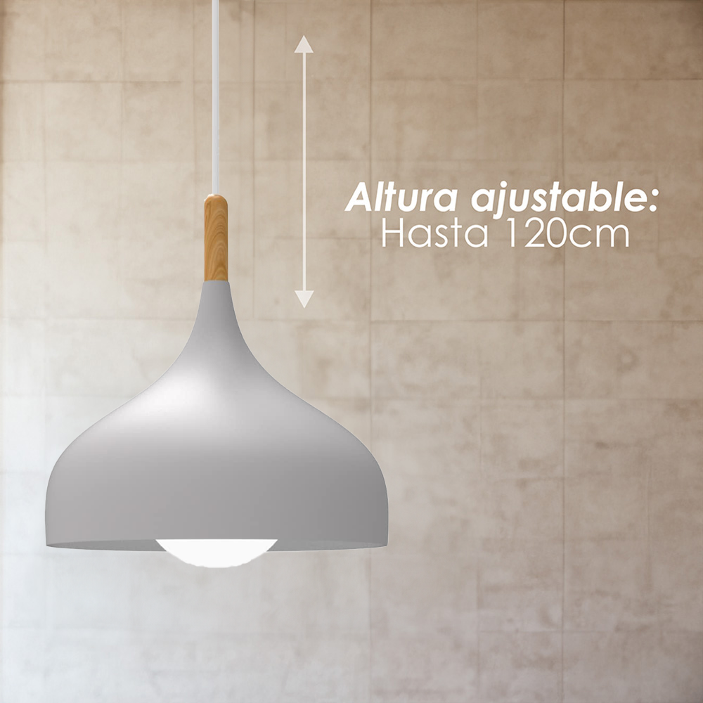 Lámpara Colgante F Ilios Innova Colgante Color Gris