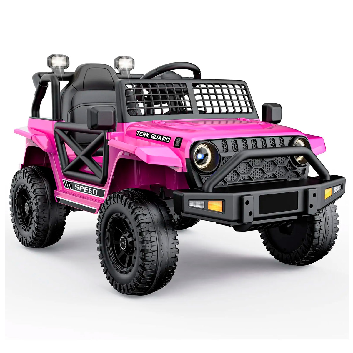 Montable Electrico Tipo Jeep X10A Rosa