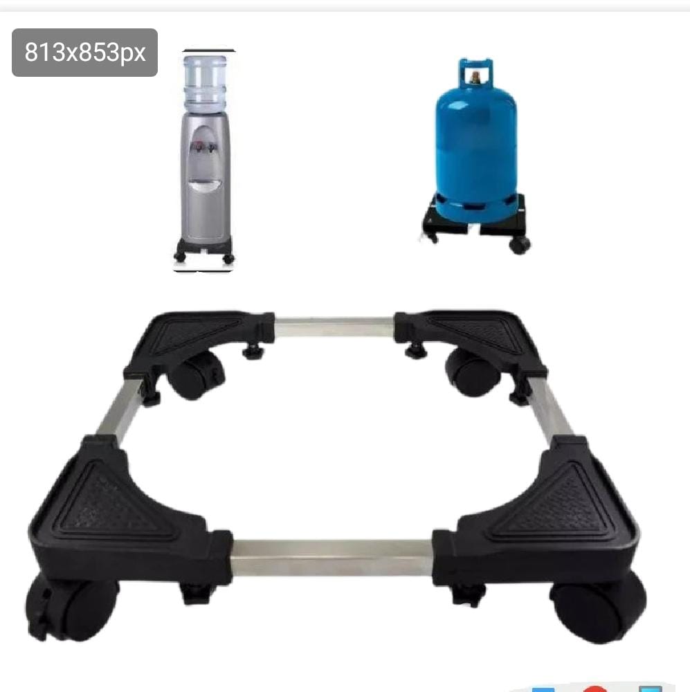 Soporte Base Móvil Con Ruedas Ajustable Tanque Gas Garrafon