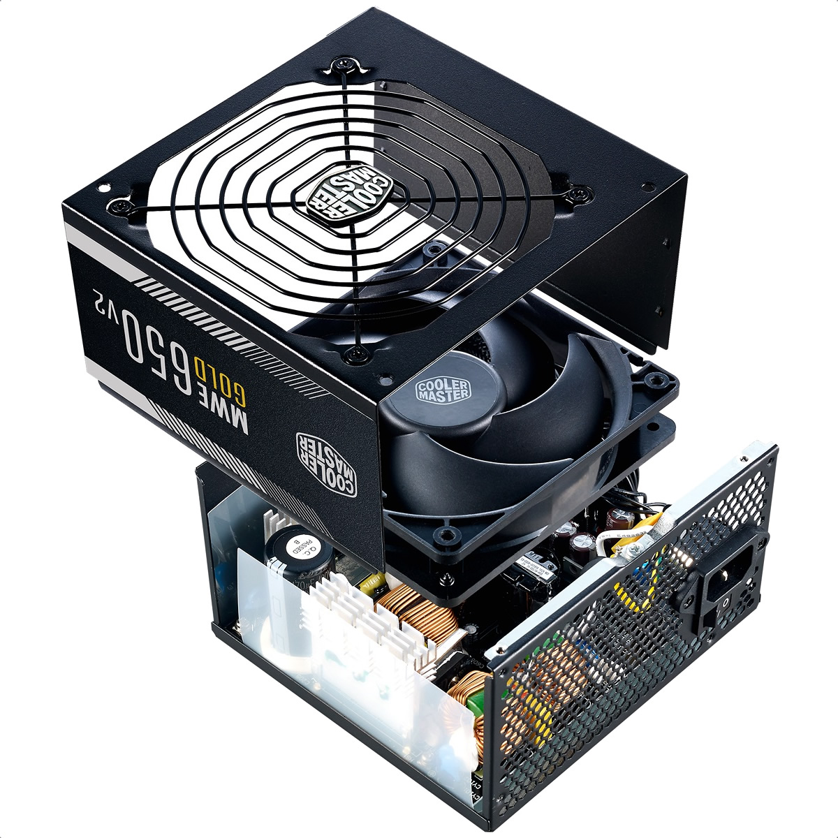 Fuente De Poder Cooler Master MWE Gold 650 V2 650W 80 Plus MPE-6501-ACAAG-U2