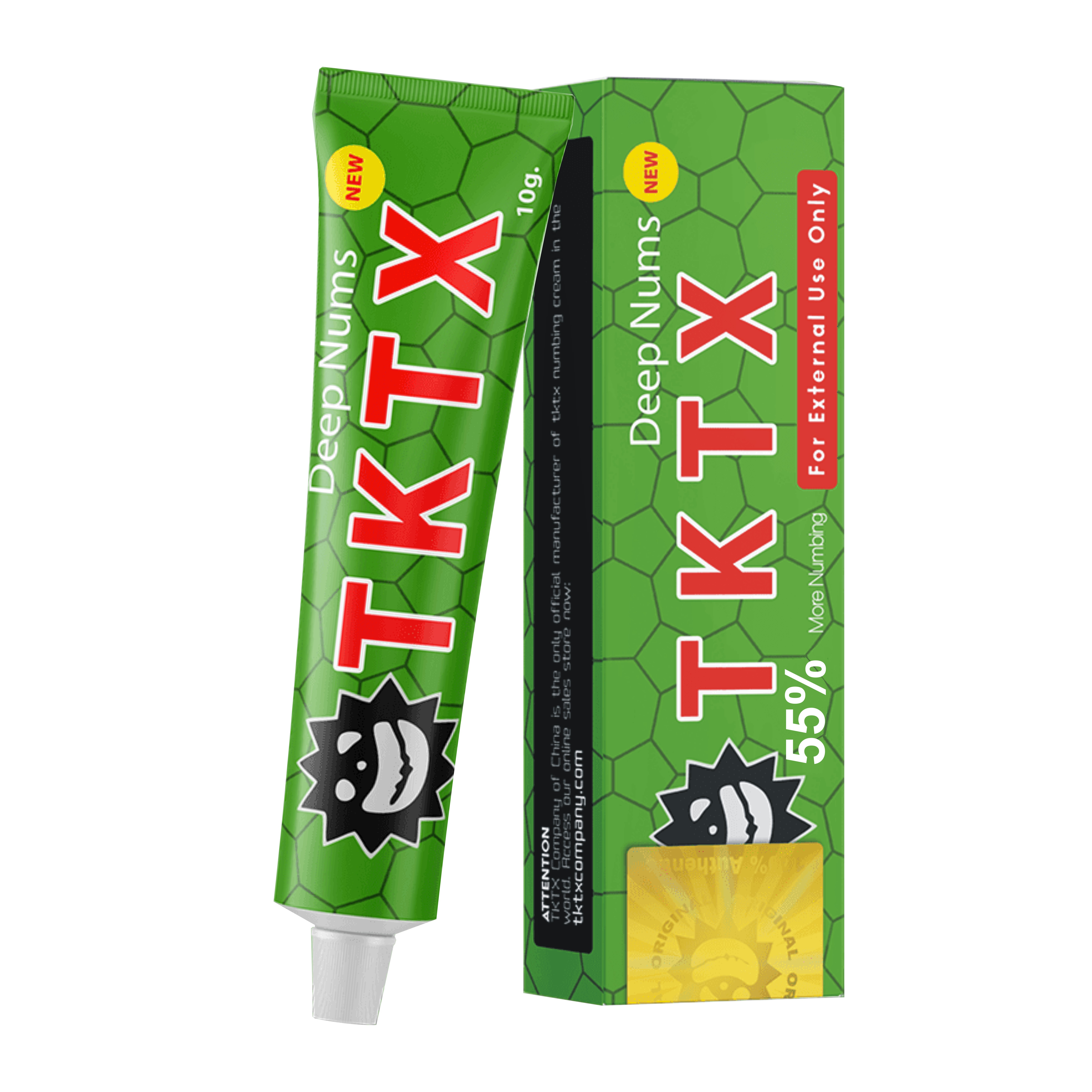 Crema para Tatuajes y Microblading original Gel Topico TKTX green ¡No más tatuajes con dolor!