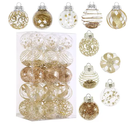 Esferas De Navidad Portafolio De 30 Unid Decoración Navideña