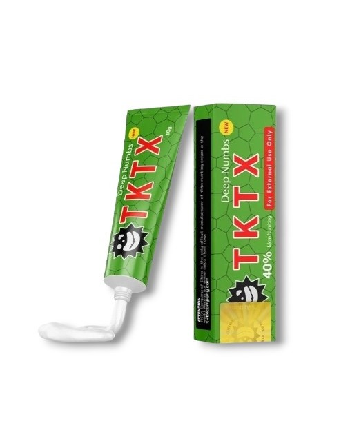 Crema para Tatuajes y Microblading original Gel Topico TKTX green ¡No más tatuajes con dolor!