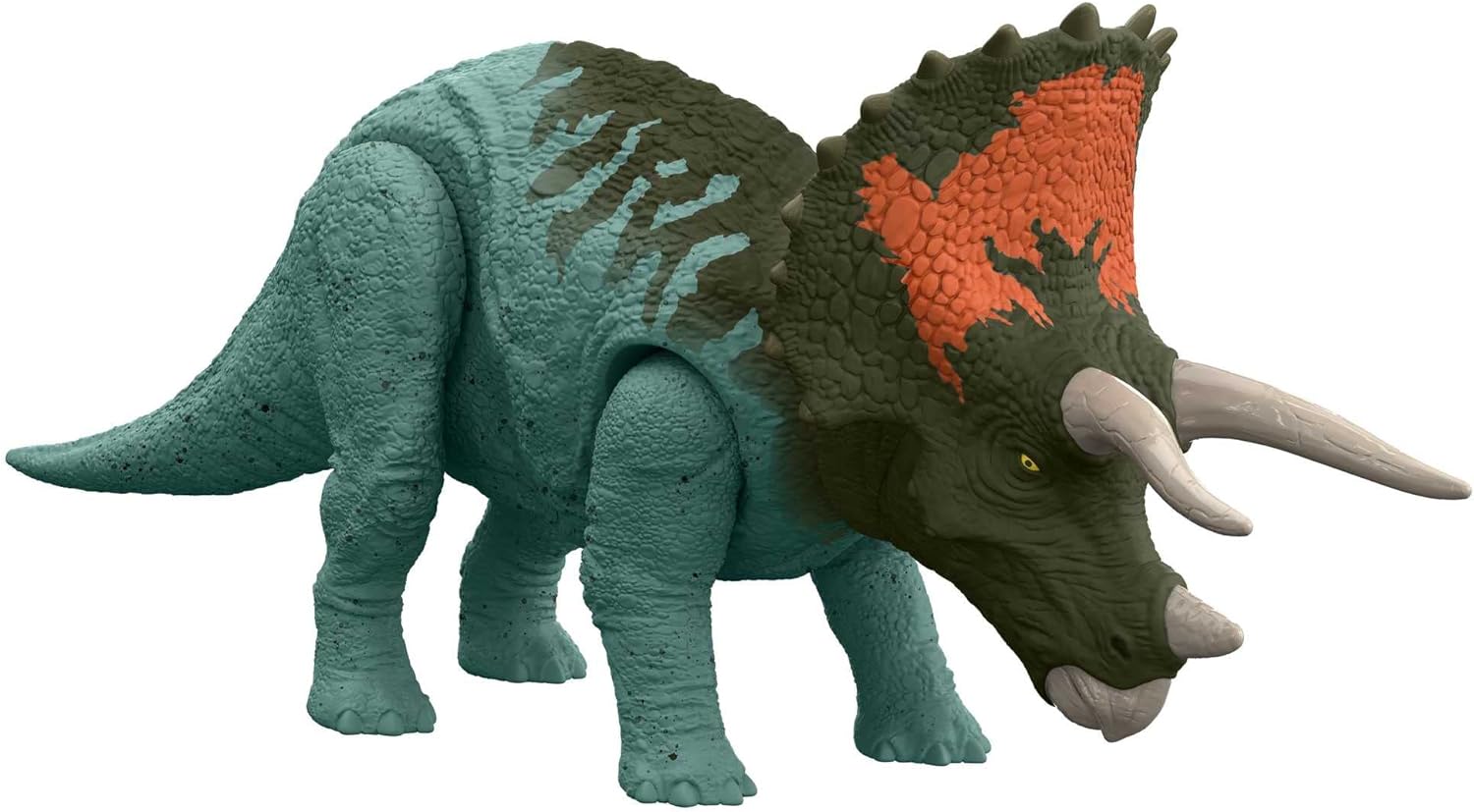 Jurassic World Dominion Roar Strikers Triceratops Azul Interactivo