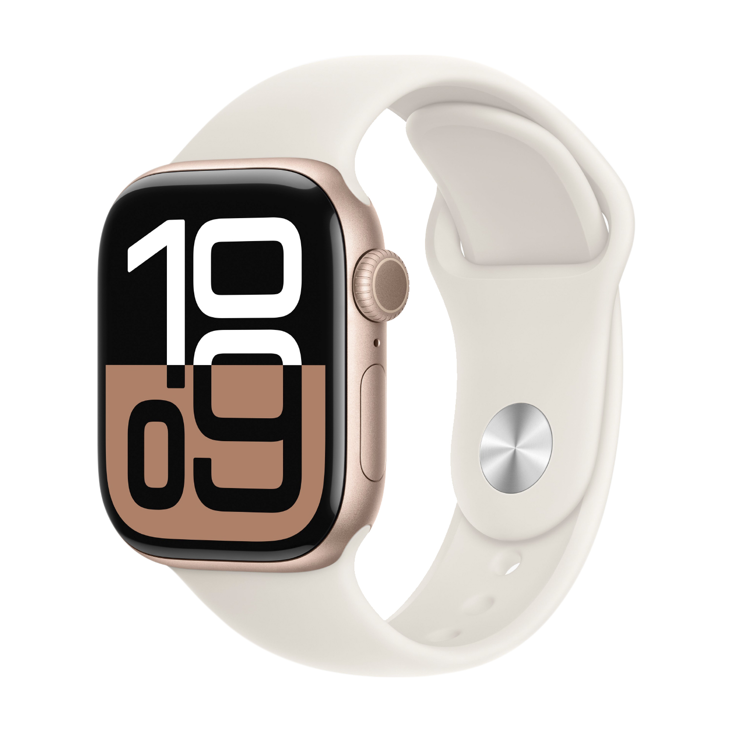 Apple Watch Series 10 42mm (MWWY3) Aluminio Rosa S/M Blanco