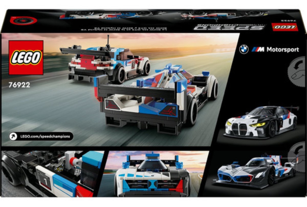 Speed Champions Autos De Carreras Bmw M4 Gt3 Y Bmw M blanco negro