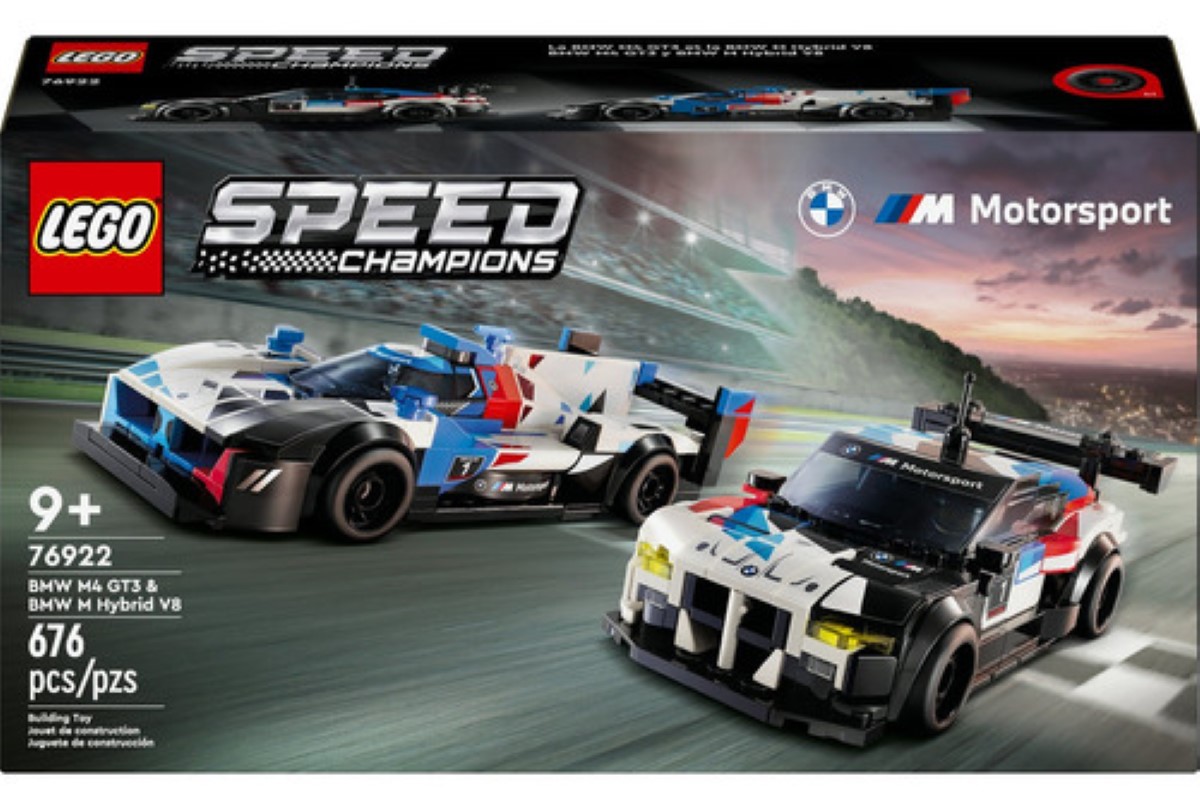 Speed Champions Autos De Carreras Bmw M4 Gt3 Y Bmw M blanco negro