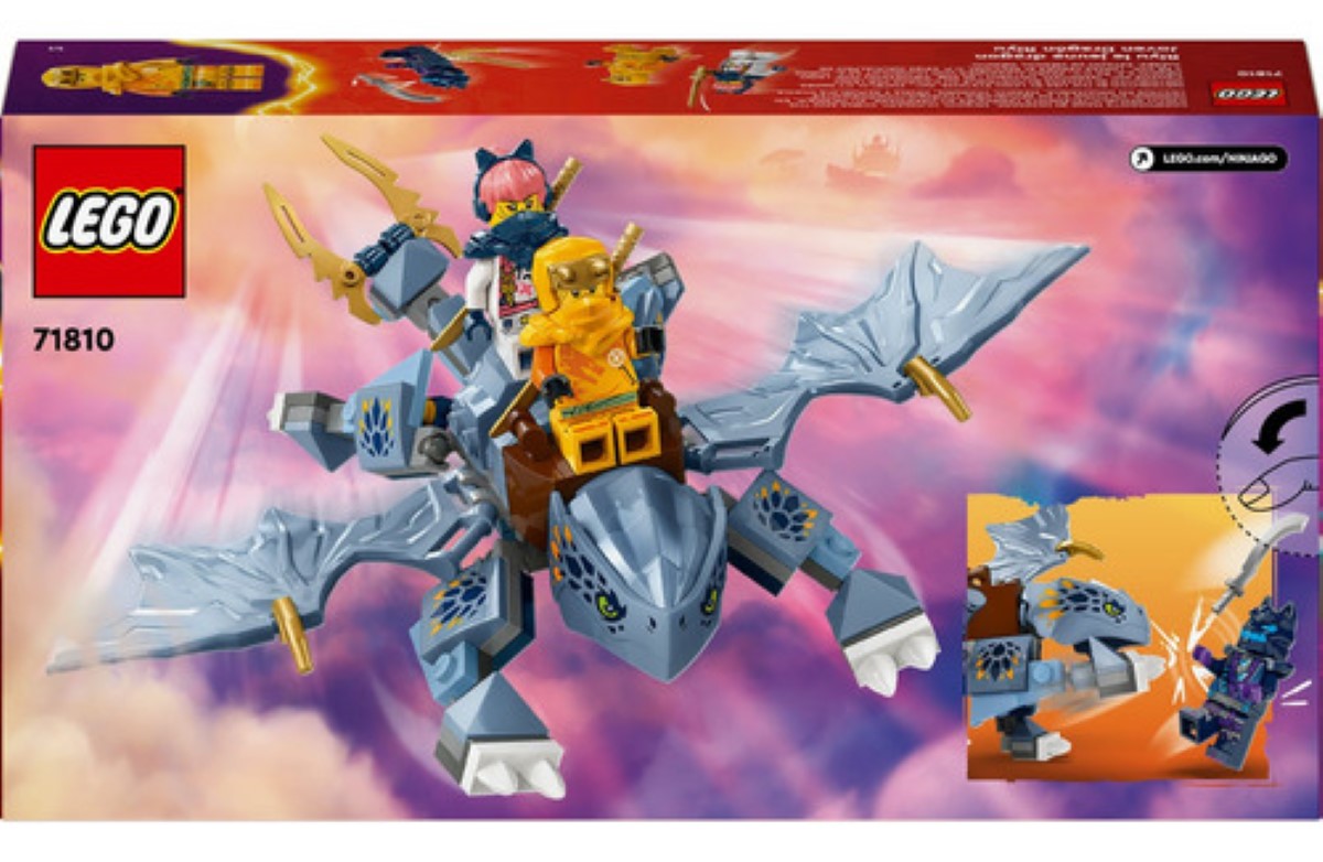 Ninjago Joven Dragón Riyu Juguete De Acción Ninja azul