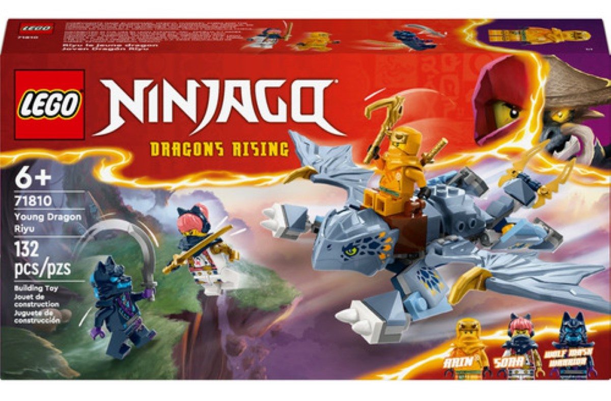 Ninjago Joven Dragón Riyu Juguete De Acción Ninja azul