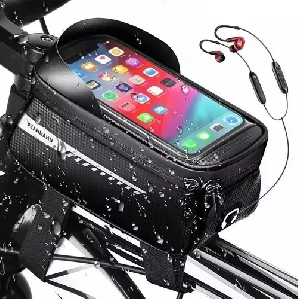 Bolsa De Bicicleta Impermeable Para Porta Celular Bicicleta