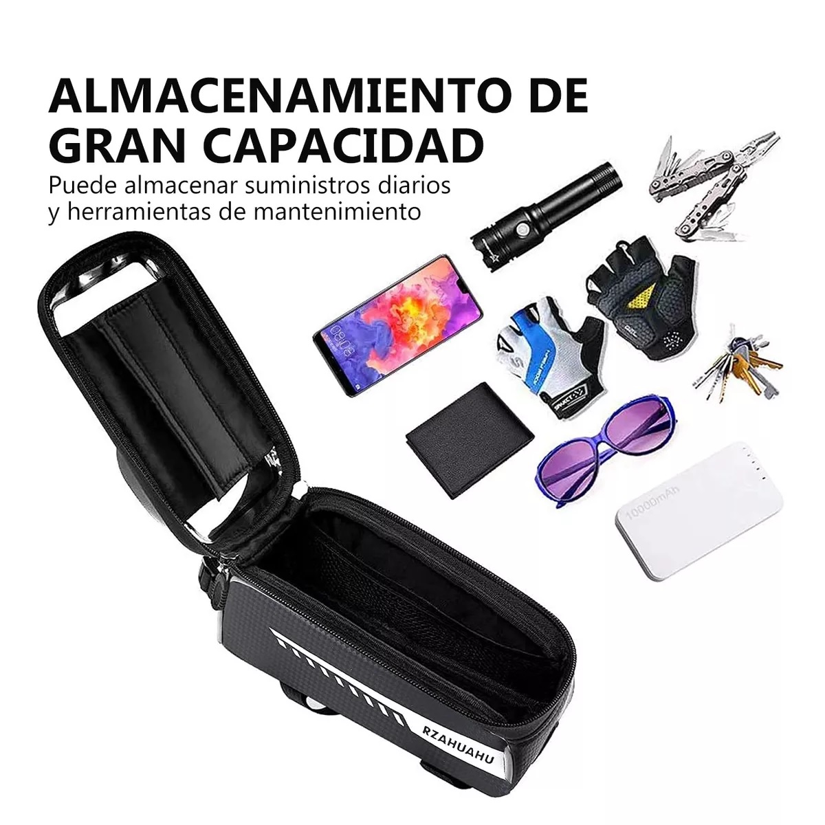 Bolsa De Bicicleta Impermeable Para Porta Celular Bicicleta