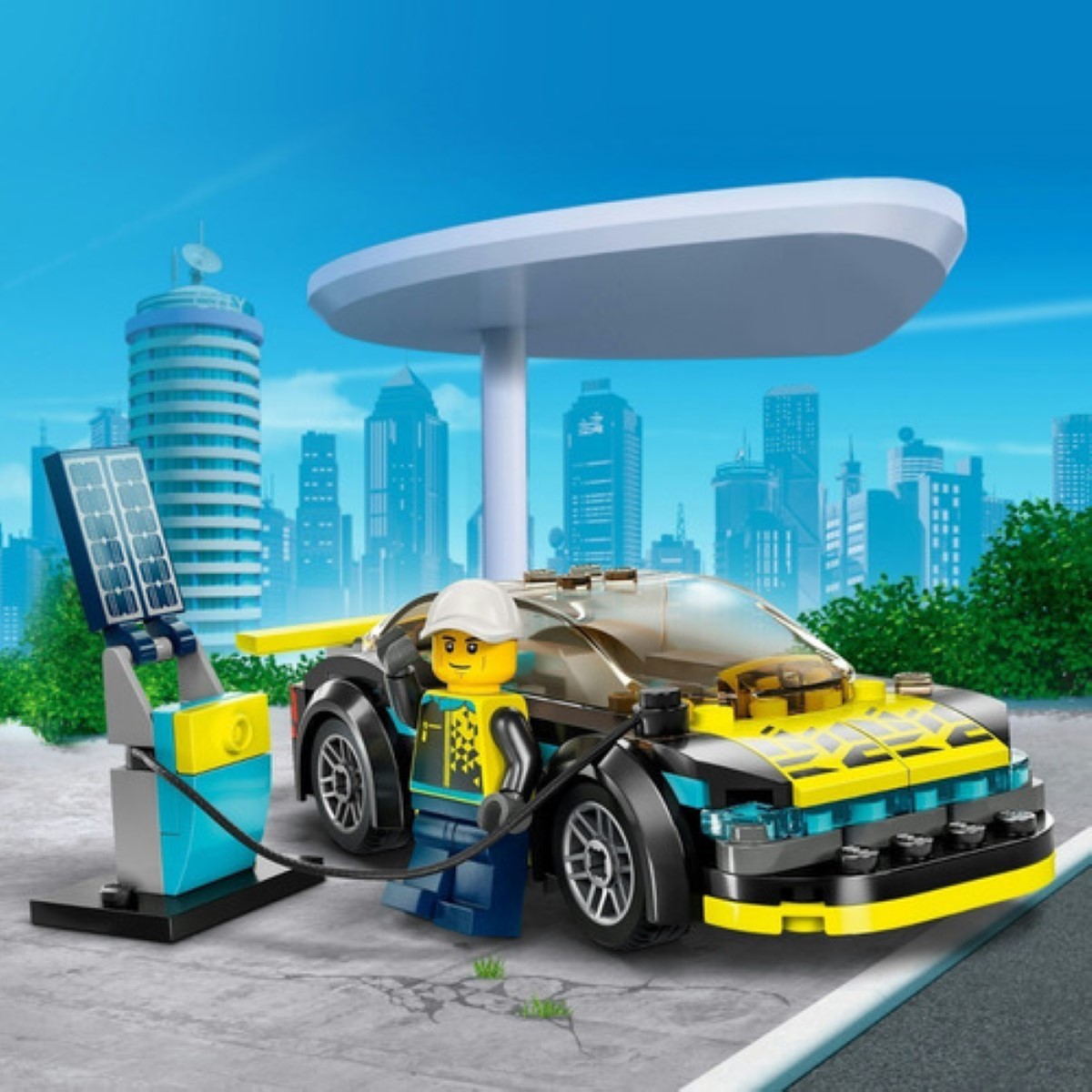 Construcción Lego City Deportivo Eléctrico Cantidad de piezas 95 amarillo