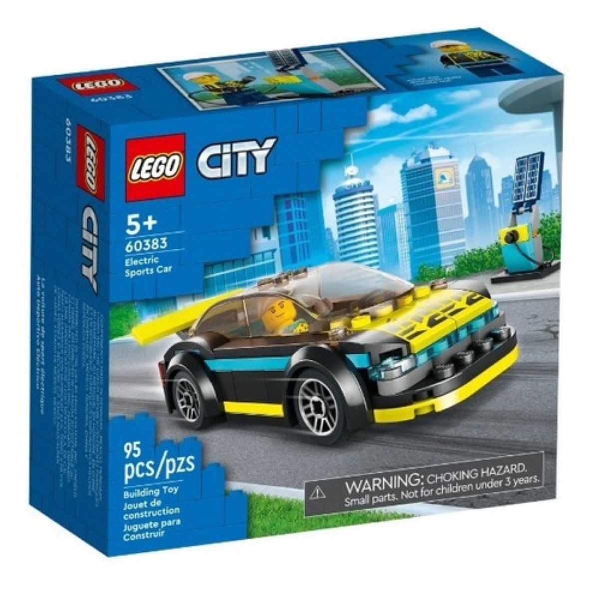 Construcción Lego City Deportivo Eléctrico Cantidad de piezas 95 amarillo