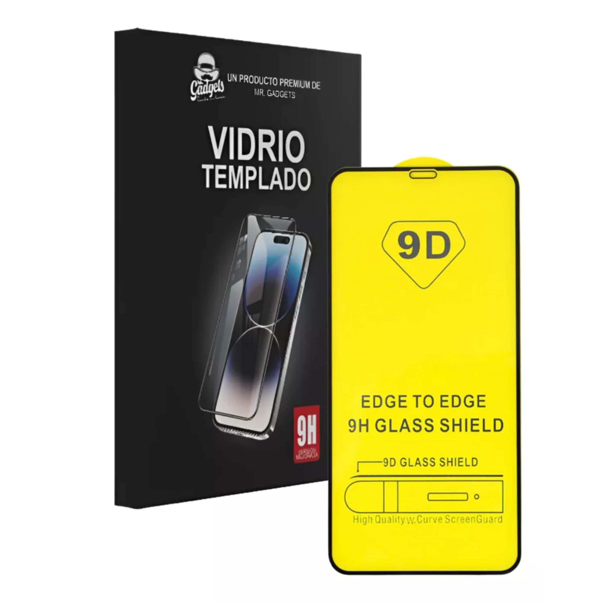 Mica Cristal Vidrio Templado 9d Premium Para iPhone 16 Serie Para Iphone 16 plus