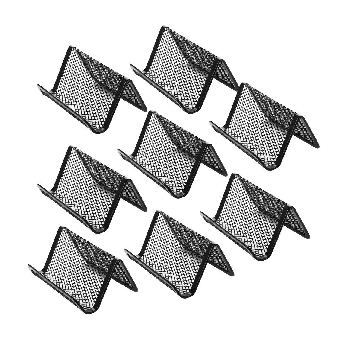 Tarjetero Porta Tarjetas Organizador Escritorio Oficina 8pzs