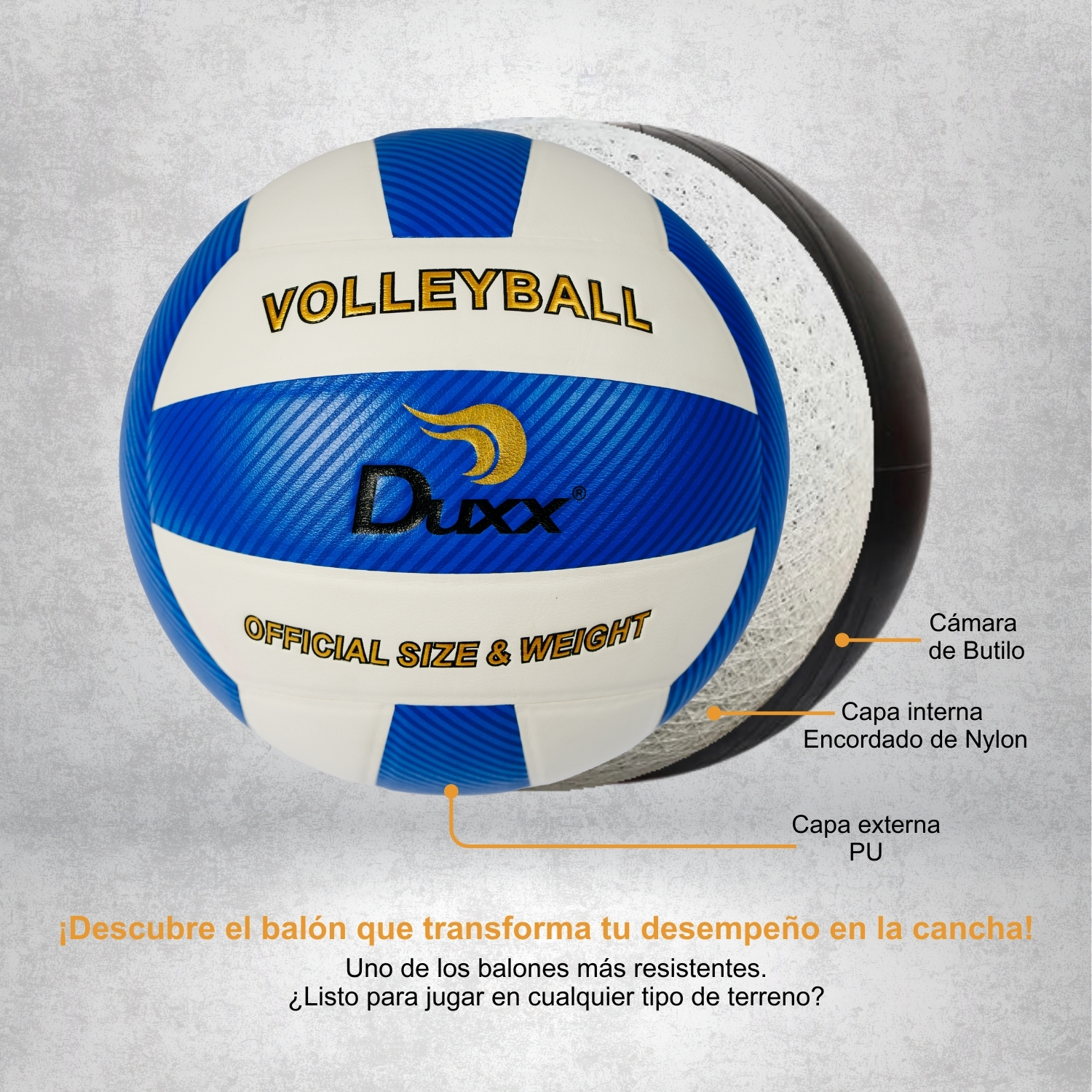 Balón Voleibol Duxx Piel Sintética (PU) #5