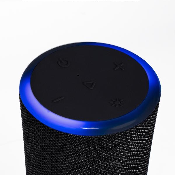 Bocina Stf Rolling Stone Negro 20w Luz Led Bluetooth