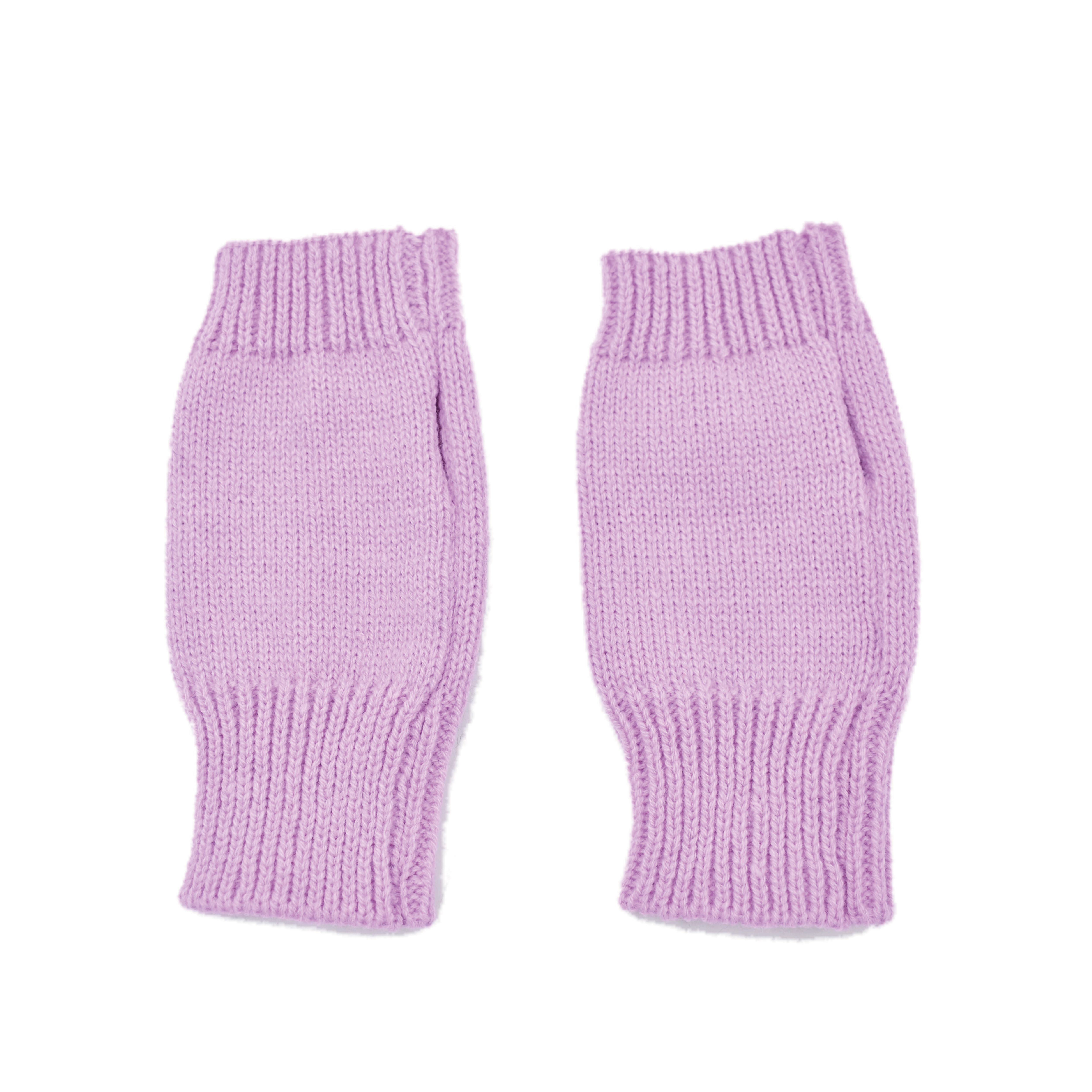 Guantes sin Dedos Diseño de Mitón Lila 
