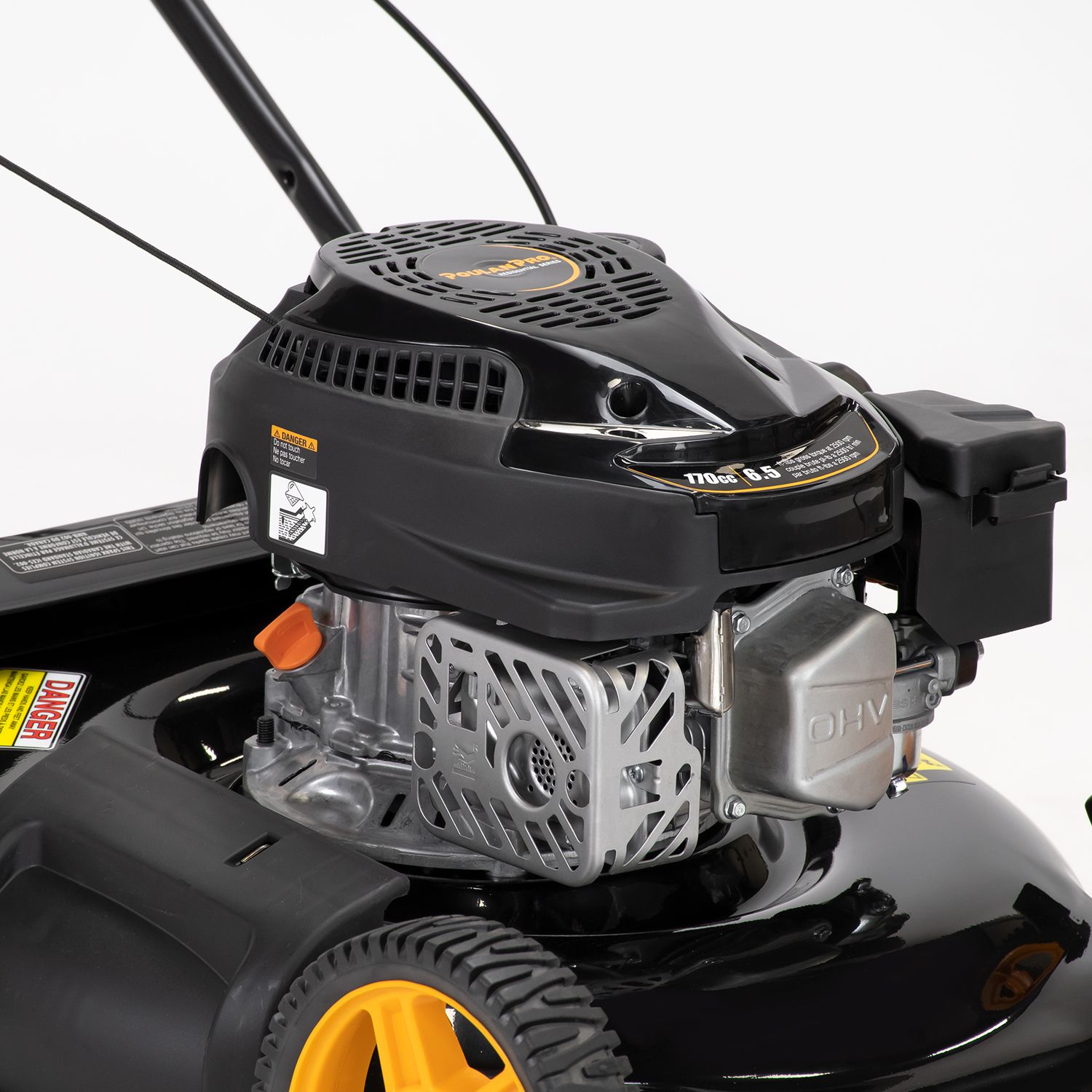 Podadora Poulan Pro 21" de corte. Motor 170 cc Poulan Empuje 3 en 1.