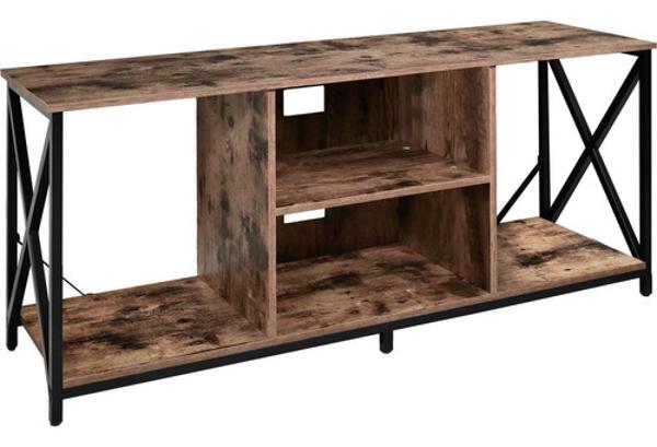 Mueble Tv 60  Mesa Repisa 1.40m 3 Niveles Moderno Industrial Country