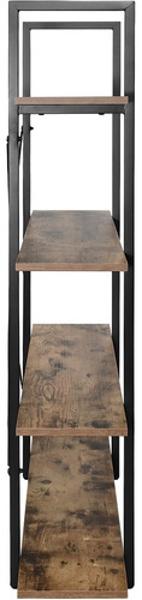 Librero Madera Estante Minimalista 4 Repisas Tipo Boho Country