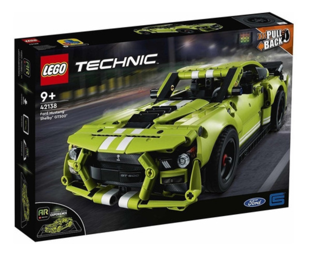 Kit Lego Technic Ford Mustang Shelby Gt500 544 Piezas verd