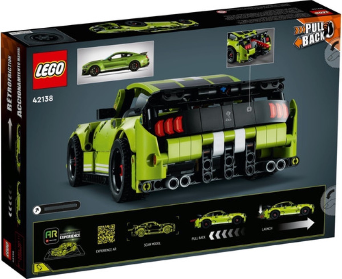 Kit Lego Technic Ford Mustang Shelby Gt500 544 Piezas verd