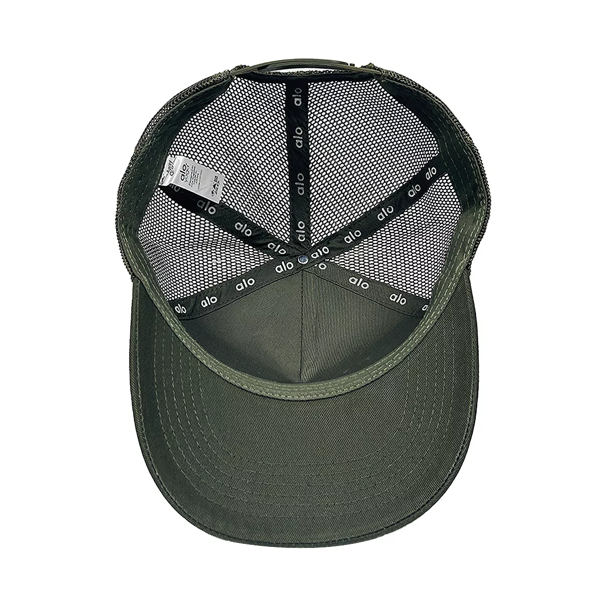 Gorra Off-duty Unisex Alo Yoga Color  Verde Oscuro Cuadricula