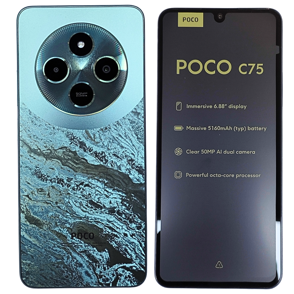 Xiaomi Poco C75 - 256GB/8GB RAM. Color Verde, Batería 5160Mha