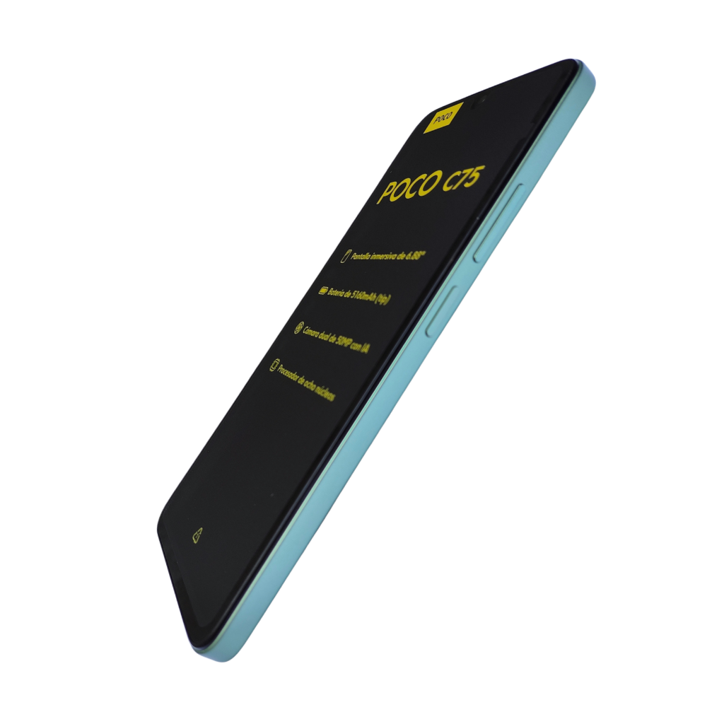 Xiaomi Poco C75 - 256GB/8GB RAM. Color Verde, Batería 5160Mha
