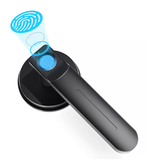Cerradura digital Geek Smart  color negro Dactilar 100 códigos T