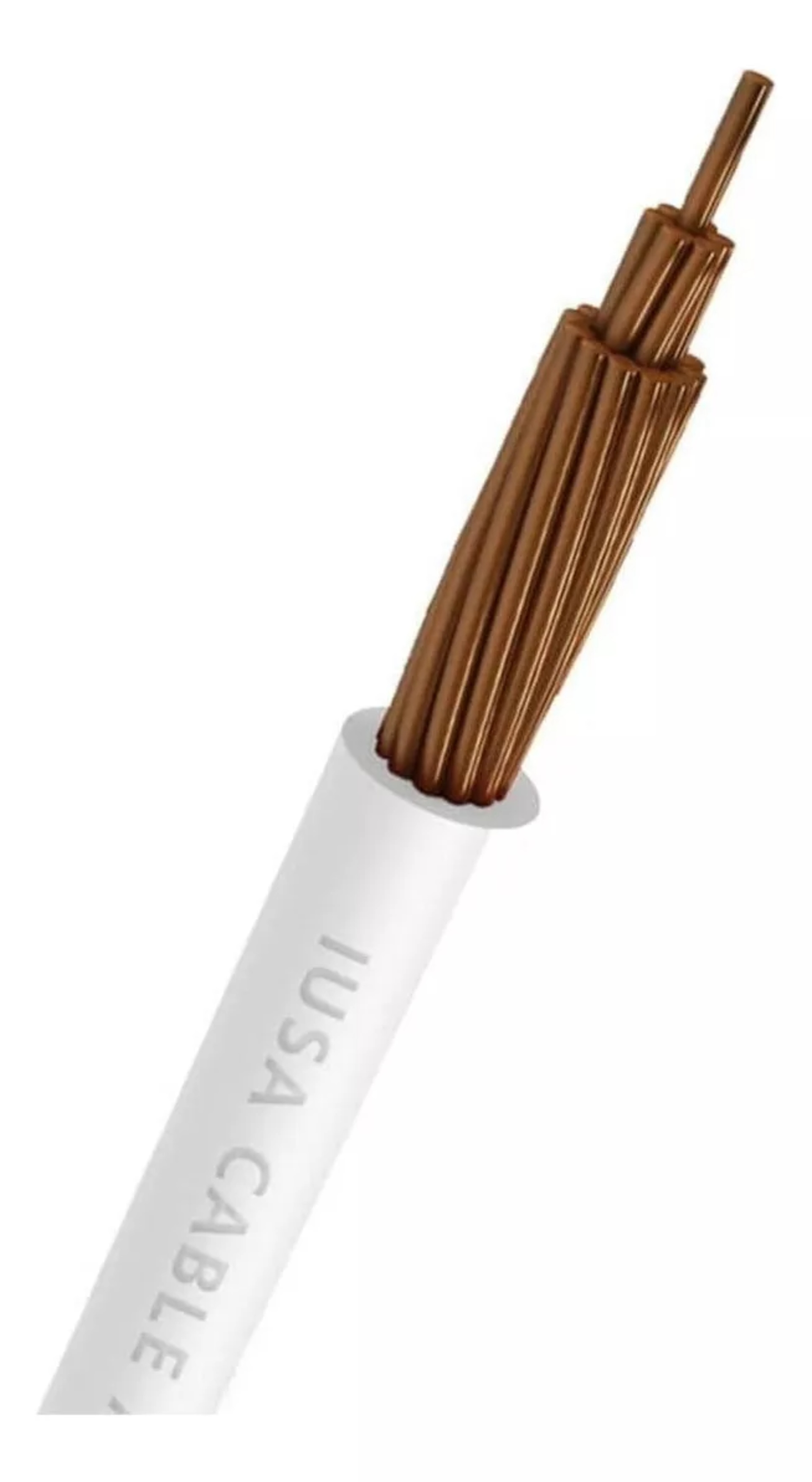 Cable Thhw-ls Rohs Calibre 12 Awg Blanco 50m