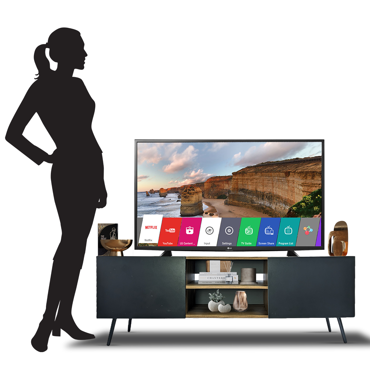 Mueble para tv Ámsterdam Hogare  diseño minimalista