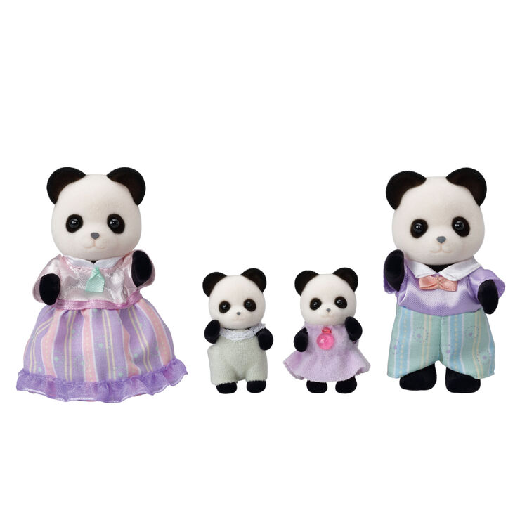 Familia Panda Sylvanian Families Calico Critters Ternurines