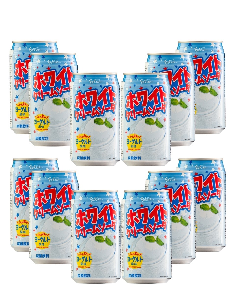 Doce Pack Soda Japonesa Felice Crema Yogurt 350 Ml