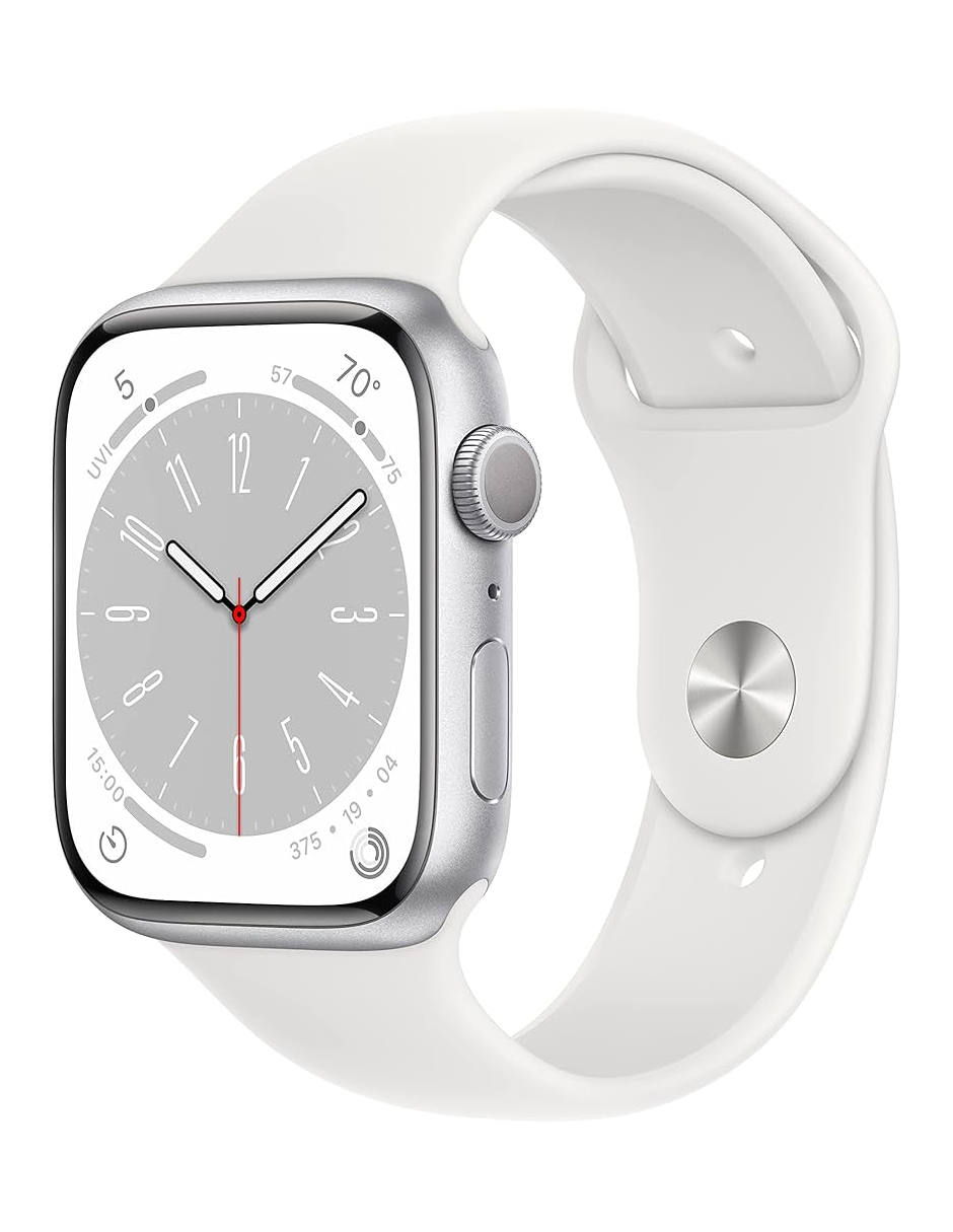 Smartwatch Apple Watch Series 8 Aluminio 45MM GPS Bluetooth Reacondicionado Plata