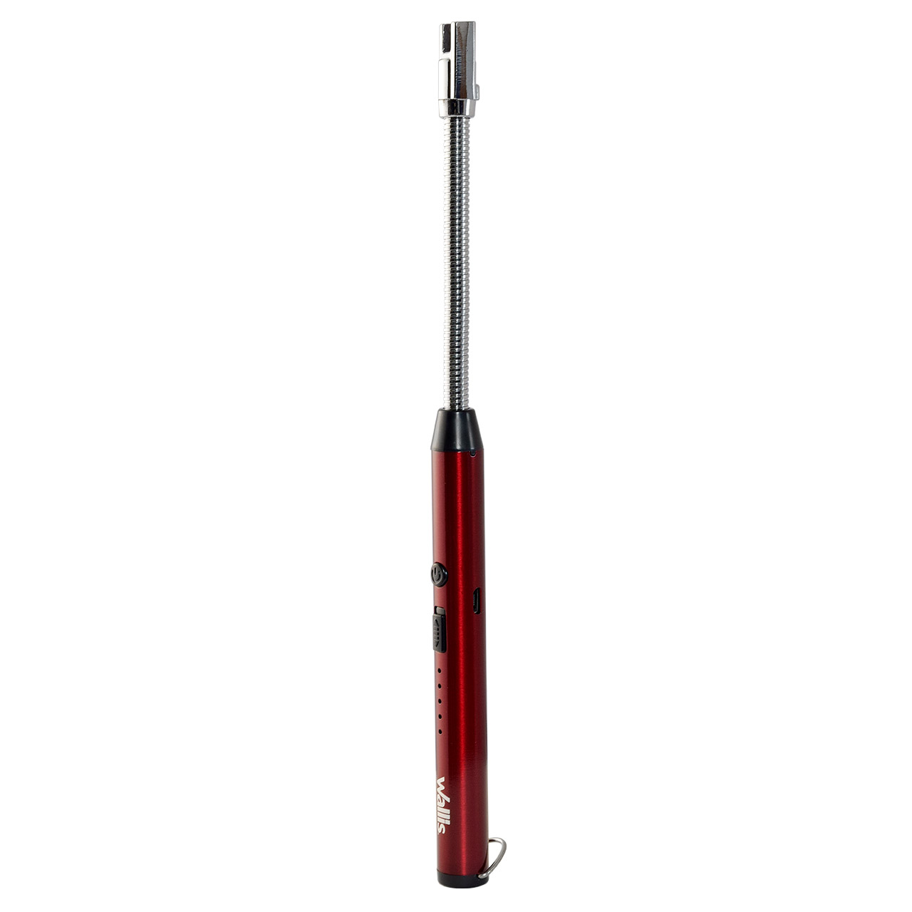 Encendedor electrónico USB, haz de plasma y cuello flexible de 360 °, rojo