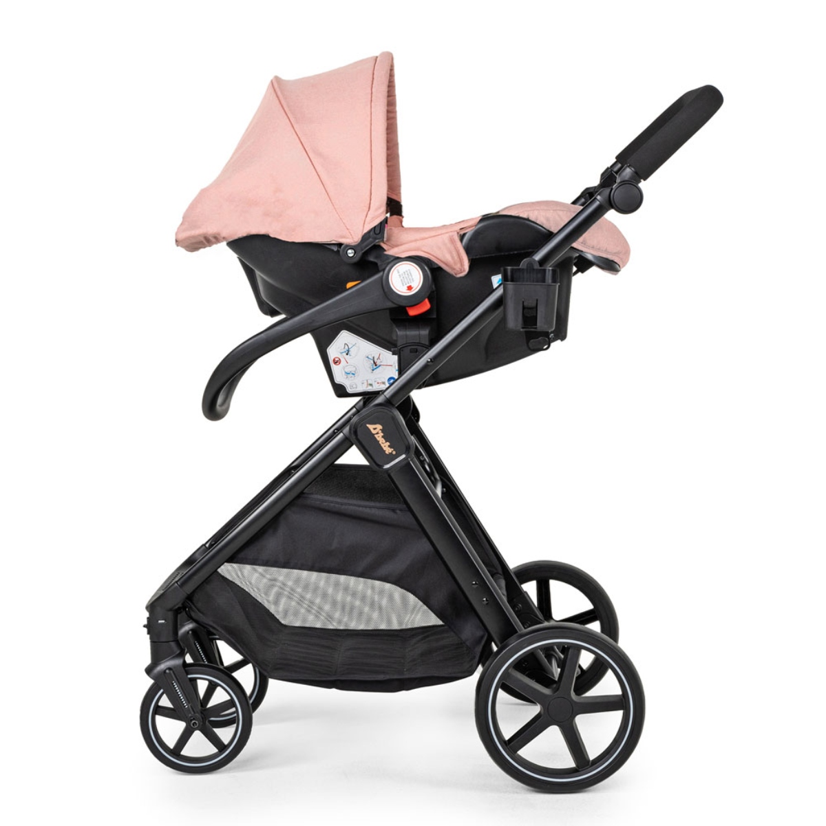 Carriola D'Bebé Travel System King Rosa ENDY15