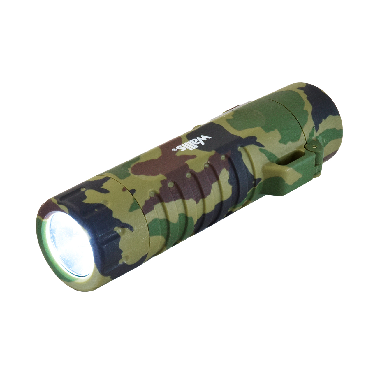 Encendedor electrónico USB con brújula, a prueba de agua, verde camuflaje