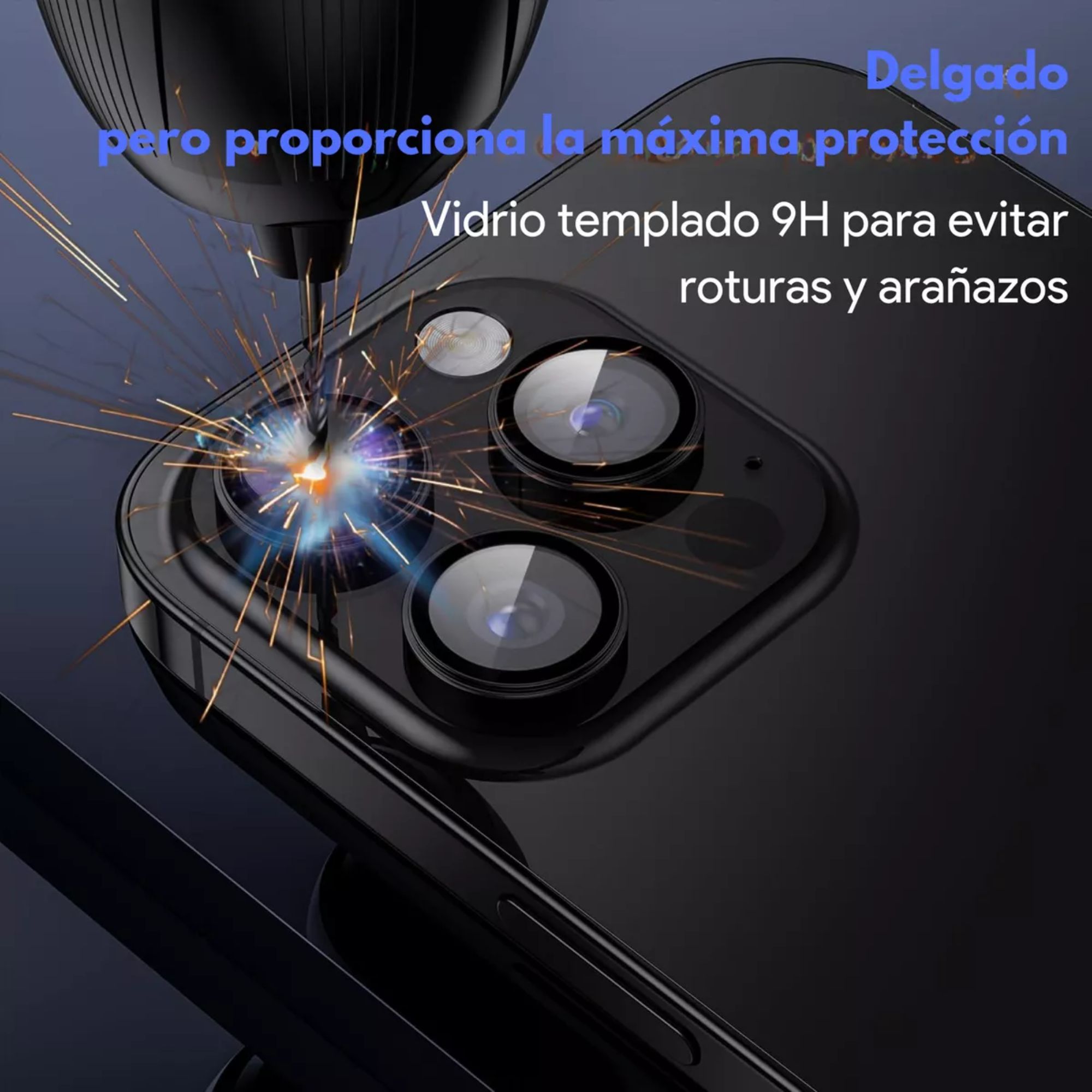 Kit Funda + Mica Pantalla + Aros Cámara Para iPhone Magsafe Para Iphone 12 pro max / Titanio